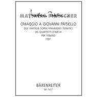 Pintscher, M.: Omaggio a Giovanni Paisiello 