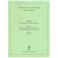 Taban, P.: Etüden Op. 4 – Rhythmische und technische Neuheiten Band 1 
