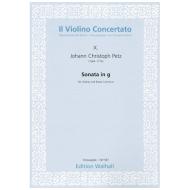 Petz, J. C.: Violinsonata G-Dur 
