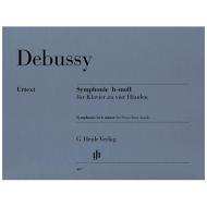Debussy, C.: Symphonie h-Moll zu 4 Händen 