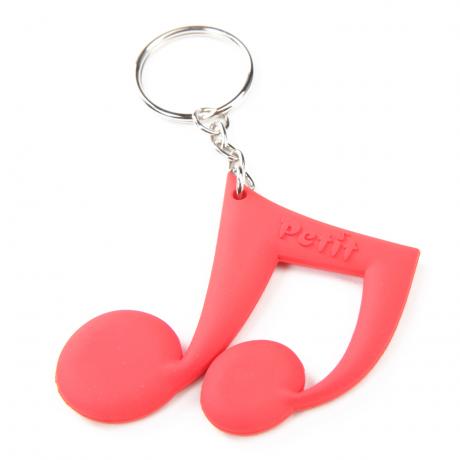 Key ring pendant NOTES rood
