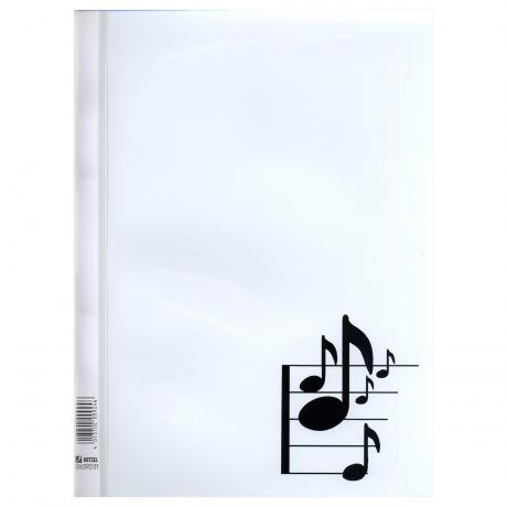 Plastic folder MUSIC Notes