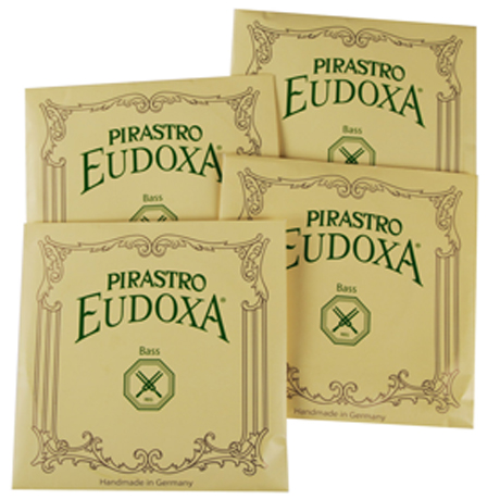 EUDOXA contrabassnaren SET van Pirastro middel