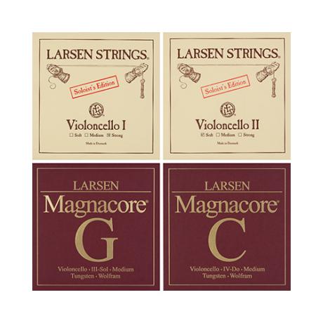 Magnacore cellosnaren SET van Larsen 