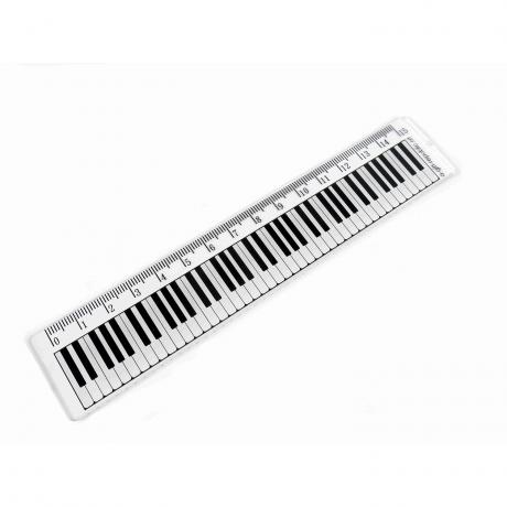 Ruler Keyboard transparant