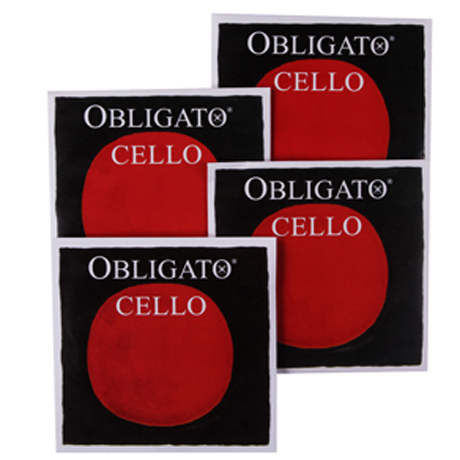 OBLIGATO cellosnaren SET van Pirastro 4/4 | middel
