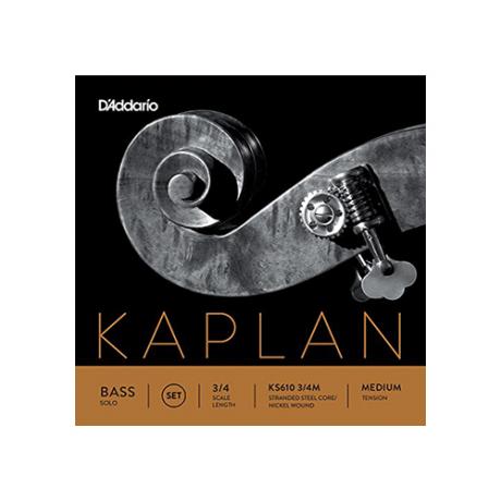 SOLO contrabassnaren SET van Kaplan 3/4 | middel