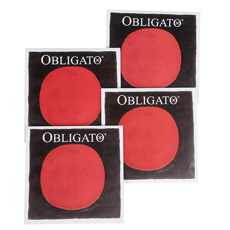 OBLIGATO vioolsnaren SET van Pirastro 3/4-1/2 | middel