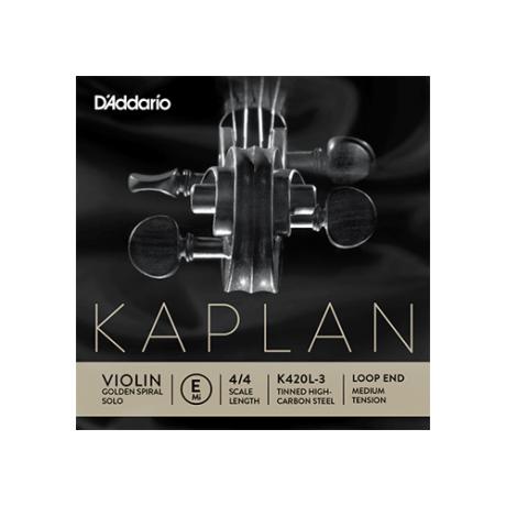 KAPLAN GOLDEN SPIRAL SOLO vioolsnaar E van D’Addario 4/4 | middel