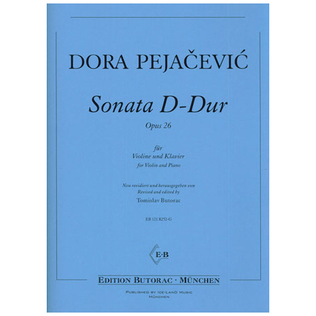 Pejacevic, D.: Violinsonate Op. 26 D-Dur 