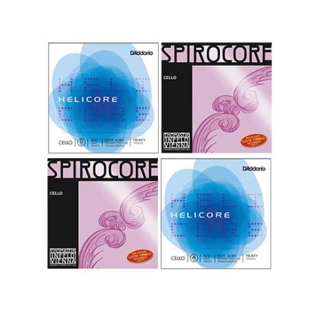 Helicore/Spirocore cellosnaren SET 4/4 | middel