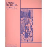 Milhaud, D.: Violasonate Nr. 1 Op. 240 