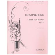 Krol, B.: Lassus-Variationen Op. 33 