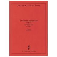 Taban, P.: 15 bekannte Kinderlieder – verjazzt Op. 6 