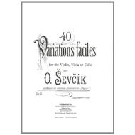 Sevcik, O.: 40 Variationen Op. 3 