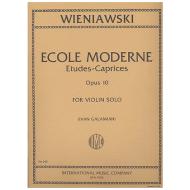 Wieniawski, H.: École moderne Op. 10 