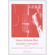 Bach, J. S.: Konzert BWV 1064 D-Dur 