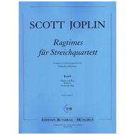 Joplin, S.: Ragtimes für Streichquartett Band 1 