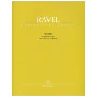 Ravel, M.: Sonate in vier Teilen - »en quatre parties« 