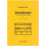Kiel, F.: Variationen über ein schwedisches Volkslied Op. 37 (1865) 
