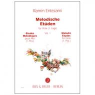 Entezami, R.: Melodische Etüden für Viola Band 1 