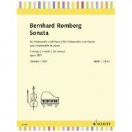 Romberg, B.: Sonate Op. 38/1 e-Moll 