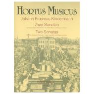 Kindermann, J. E.: 2 Violinsonaten 
