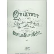 Saint-Saëns, C.: Klavierquintett Op. 14 A-Dur 