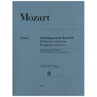 Mozart, W. A.: Streichquartette Band IV – Stimmen 