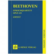 Beethoven, L. v.: Streichquartett Op. 135 F-Dur 