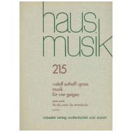 Suthoff-Groß, R.: Musik für vier Geigen – Eine Suite 
