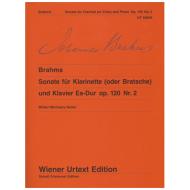 Brahms, J.: Violasonate Op. 120/2 Es-Dur 