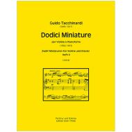 Tacchinardi, G.: Dodici Miniature (1902/1913) Heft 2 