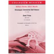 Dall'Abaco, G. C.: Zwei Trios 