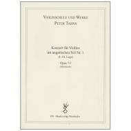 Taban, P.:  Violinkonzert im ungarischen Stil Nr. 1 Op. 7/f 