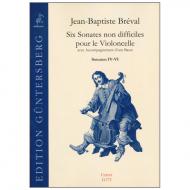 Bréval, J. B.: 6 Sonaten für Violoncello und Bass Op. 40 (Nr. 4-6) 