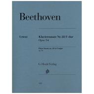 Beethoven, L. v.: Piano Sonata no. 22 F major op. 54 