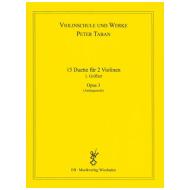 Taban, P.: Op. 3: 15 Duette für 2 Violinen Band 2 