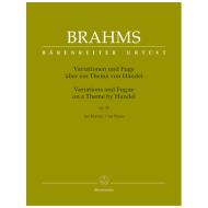 Brahms, J.: Variationen und Fuge über ein Thema von Händel Op. 24 