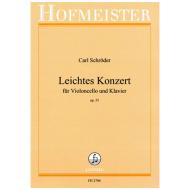 Schröder, C.: Leichtes Violoncellokonzert Op. 55 