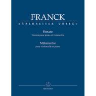 Franck, C:. Sonate/Mélancolie 
