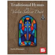 Traditional Hymns for Violin solo or Duet (+Online Audio) 