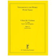 Taban, P.: Op. 11: 9 Duos für 2 Violinen 