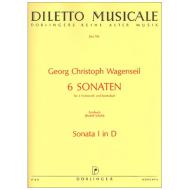 Wagenseil, G. C.: 6 Sonaten Band 1 Nr. 1 D-Dur 