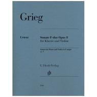 Grieg, E.: Violinsonate F-dur op. 8 