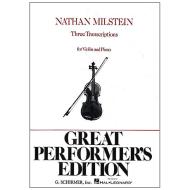 Milstein, N.: 3 Transcriptions 