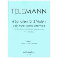 Telemann, G. Ph.: Sonaten Op. 2 Band 2 