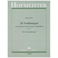 Dont, J.: 24 Vorübungen zu Kreutzers und Rodes Violinetüden Op.37 