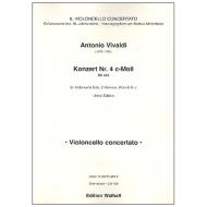 Vivaldi, A.: Violoncellokonzert Nr. 4 c-Moll RV 401 