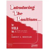 Whistler, H. S.: Introducing the Positions for Viola Vol. 1 